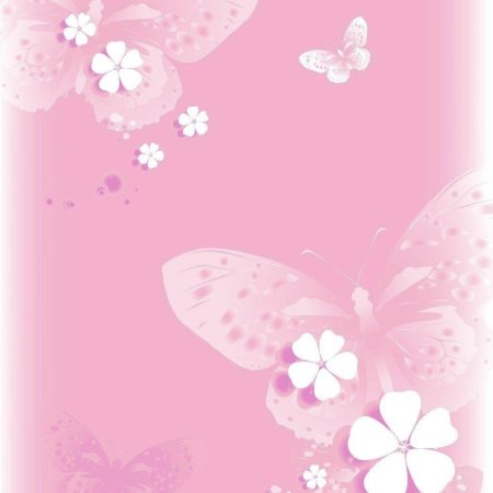 Бабочки розовые