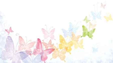 Детский фон с бабочками