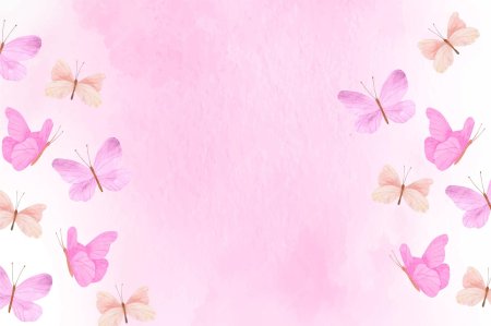Фон бабочка на розовом фоне