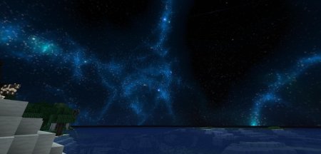 Ночное небо в МАЙНКРАФТЕ