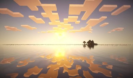 Красивые закаты из МАЙНКРАФТА