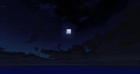 Ночное небо в МАЙНКРАФТЕ