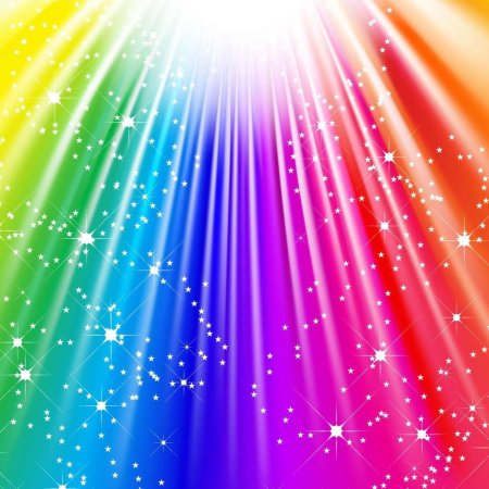 Радужный фон для презентации