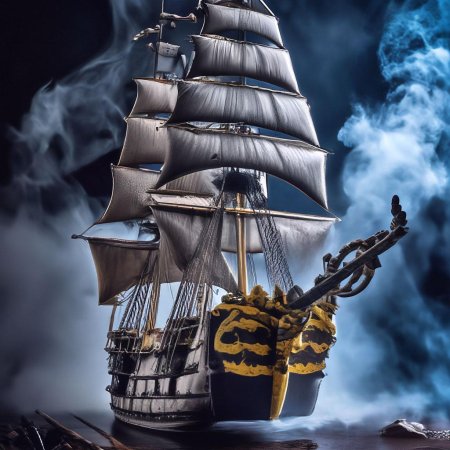 Пиратский галеон черная жемчужина