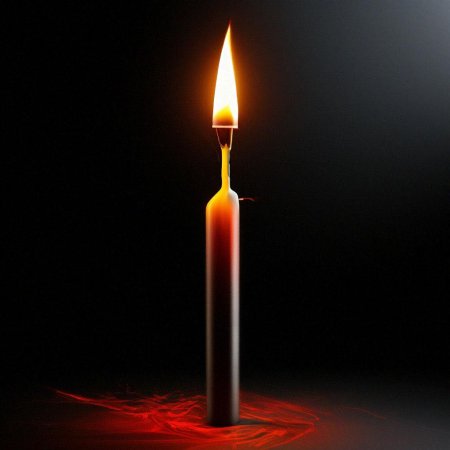 Огонь свеча