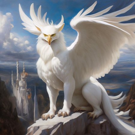 Грифон белый