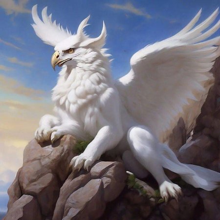 Грифон белый