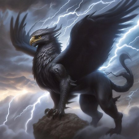 Черный грифон