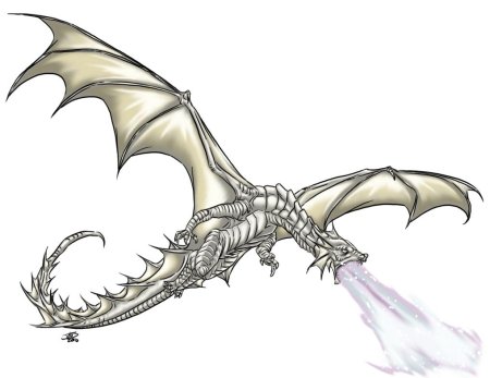 Драконы эскиз