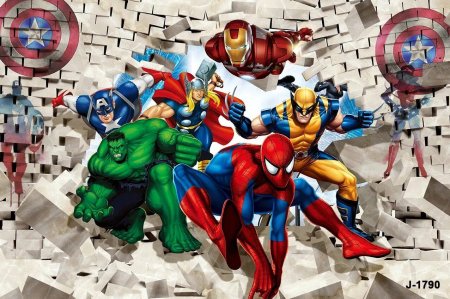 Человек паук Халк Капитан Америка и Железный человек