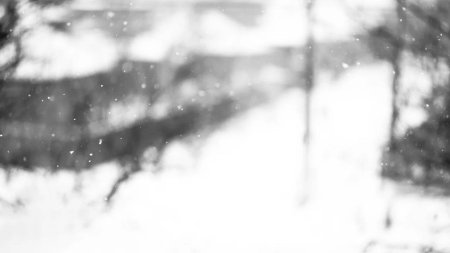 Снег размытый