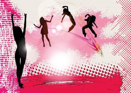 Фон для афиши танцы