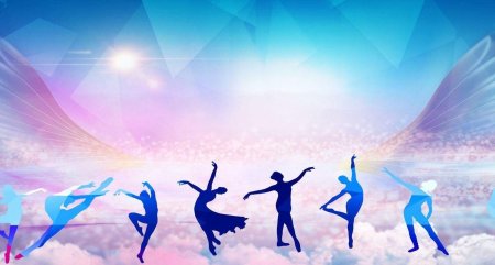 Фон для танцевального коллектива