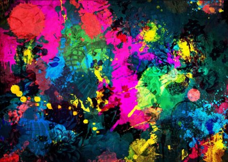 Яркая краска