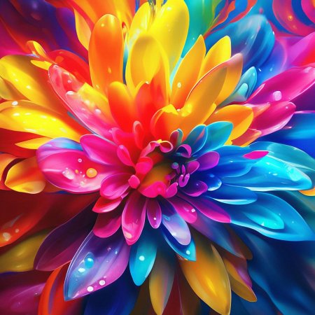 Яркие цветы