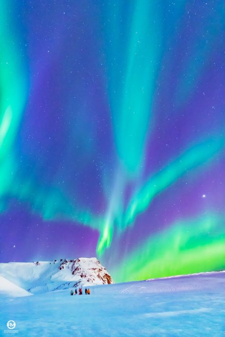 Северное сияние на Байкале