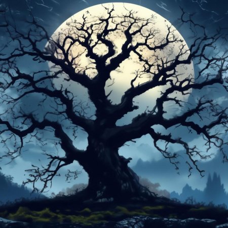 Луна над деревом