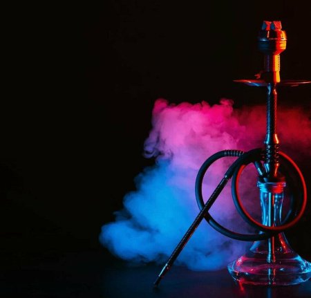 Кальян с дымом