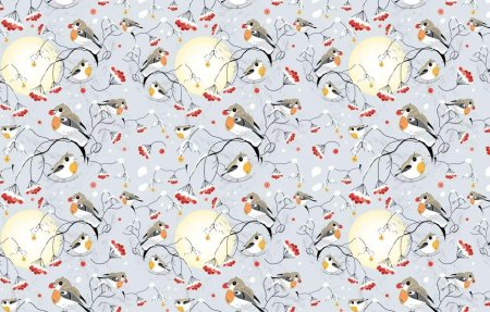 Фон с птичками