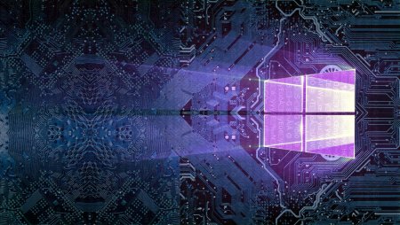 Фиолетовый виндовс 10