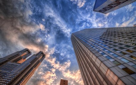 Красивые высокие здания