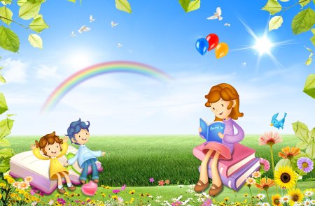 Фон детский сад