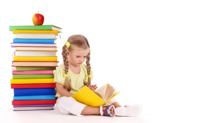 Книга на белом фоне для детей