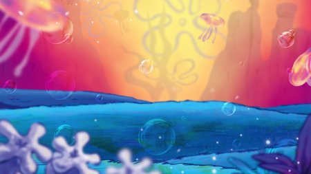 Поляна медуз из Спанч Боба