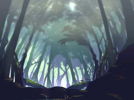 Лес аниме гача