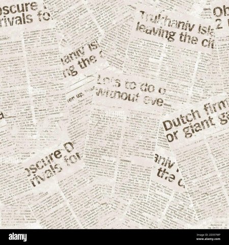 Обои в стиле газеты