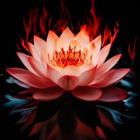 Красивый лотос