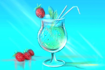 Коктейли рисунки