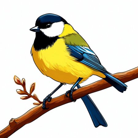 Зимующие птицы синица