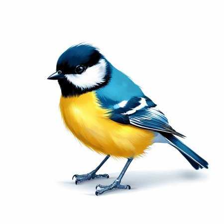 Зимующие птицы синица для детей