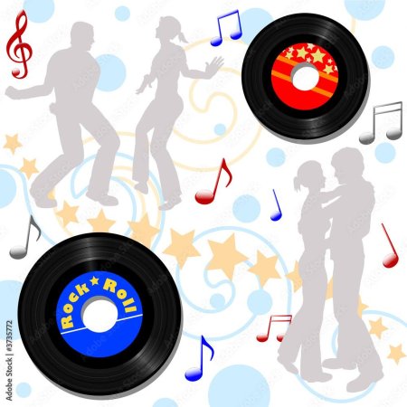 Рамка в стиле стиляг