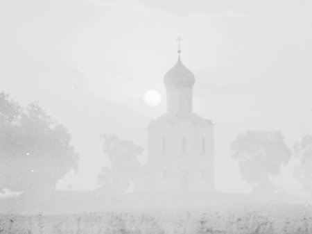 Храм покрова на нерли туман
