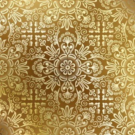 Золотистый фон с узорами