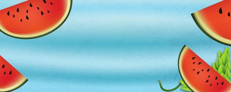 Арбуз мультяшный