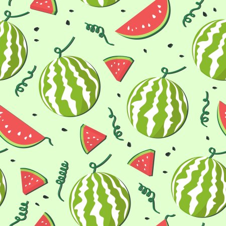 Арбуз мультяшный