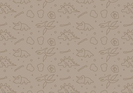 Динозавры паттерн