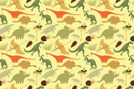 Динозавры паттерн