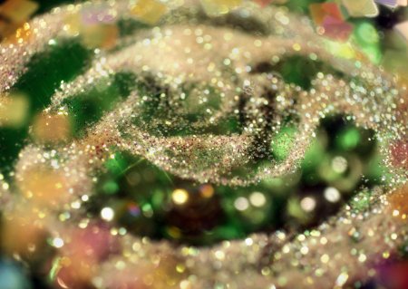 Зеленый блестящий фон