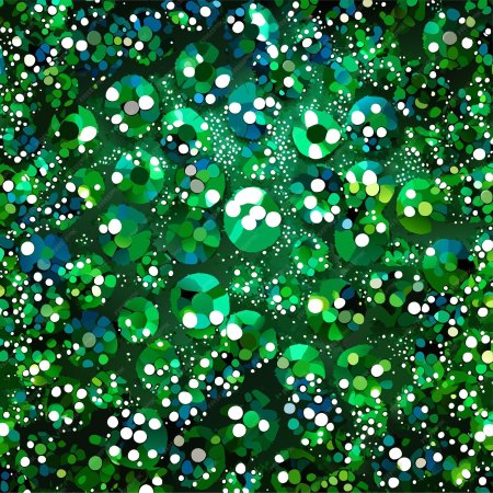 Зеленые пайетки