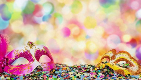 Новогодний карнавал фон