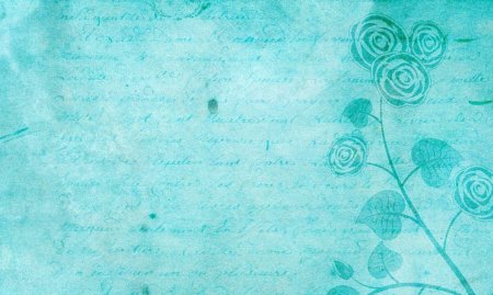 Цветы на бирюзовом фоне