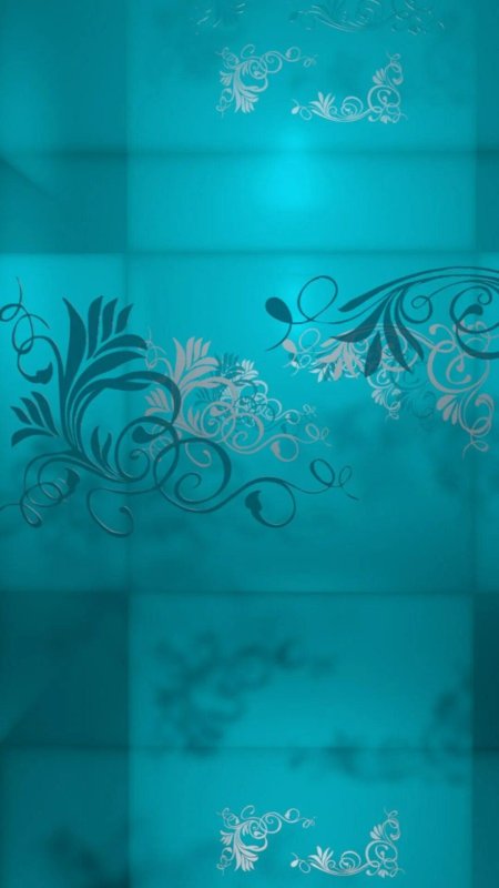 Бирюзовый узор