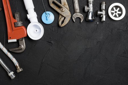 Макет визитки сантехника