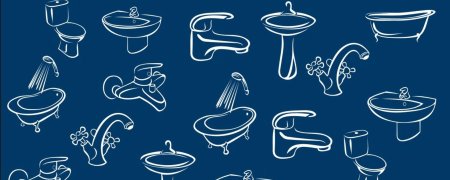 Фон для магазина сантехники