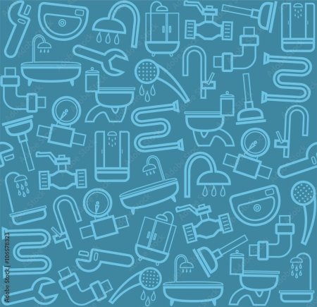 Инструментов паттерн на голубом фоне