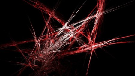 Красно черная абстракция